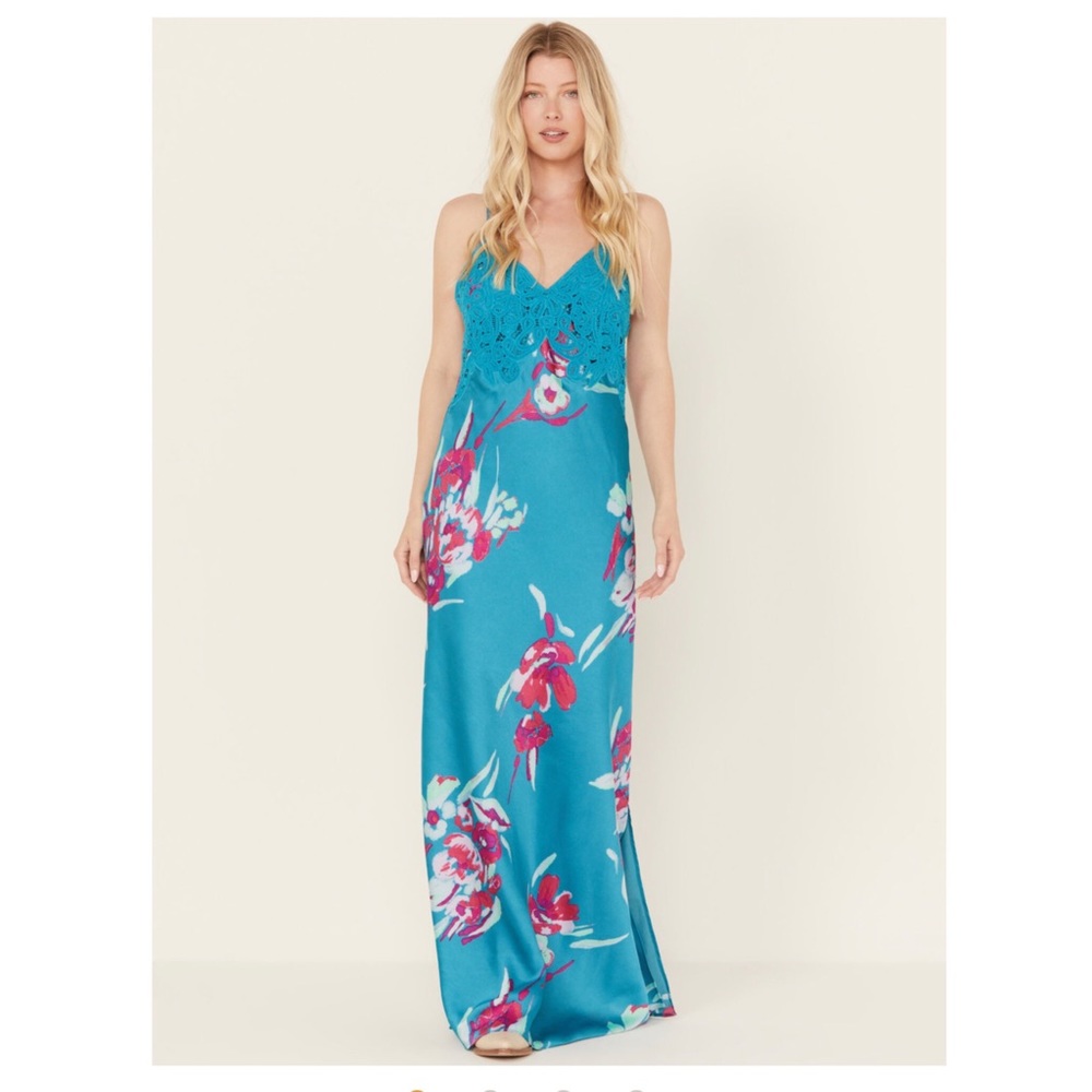 Free People Women's Forever Yours Floral
Sleeveless Maxi Dress size 6